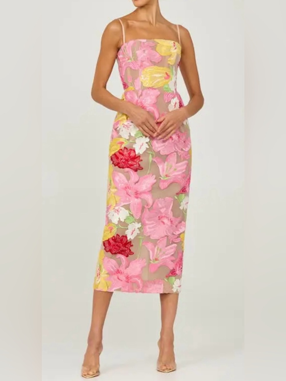 HELSI Gemma Floral Embroidered Dress